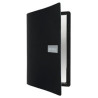 Porta menu' a4-24x33cm nero royal con 1 inserto doppio [mc-lr-a4-robl]