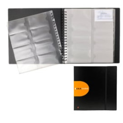 Portabiglietti da visita 320 posti 26,5x25cm exacard exacompta [75234e]