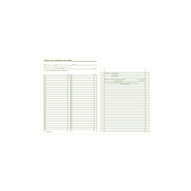 Registro edipro verbali assemblea confomionio