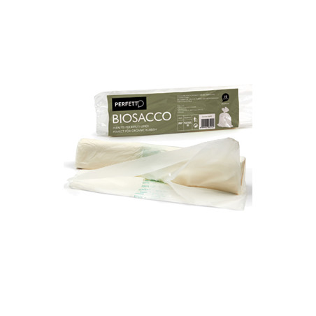 Rotolo da 15 biosacchi immondizia 42x42cm-10lt 19? perfetto [0359d]