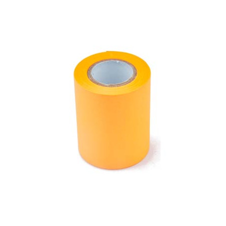 Rotolo ricarica carta autoadesiva iternet ? 26mm 59mmx10m arancio