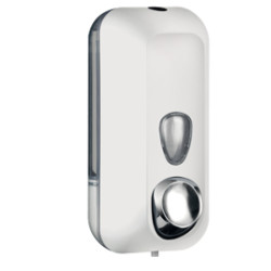 Dispenser sapone liquido 0,55lt bianco soft touch [a71401bi]