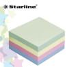 cubo biglietti adesivi assort.tenue 75x75mm 400fg 70gr starline [stl2525]