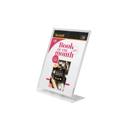 Display portamenu' a l 21x29,7cm (a4) securit [pft-acl-a4]