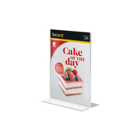 Display portamenu' a t 10,5x15cm (a6) securit [pft-acv-a6]