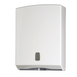 Distributore asciugamani piegati bianco basic 500fg [104026]