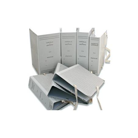 Faldone con legacci rivettati 35x25cm dorso 8cm [ca08]