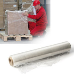 Film estensibile trasparente per imballo h50cm 12micron 350mt ca