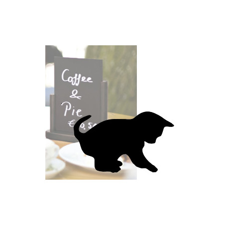 Lavagna da parete 'gatto' silhouette securit [fb-cat]