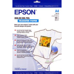 Carta fotografica epson speciale per stampa su tessuto 10fg 124gr