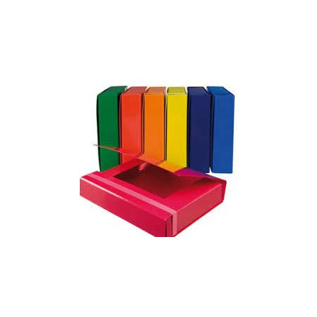 Cartella progetto dorso 5cm c/elastico bianco starline [od0505rxxxxan13]