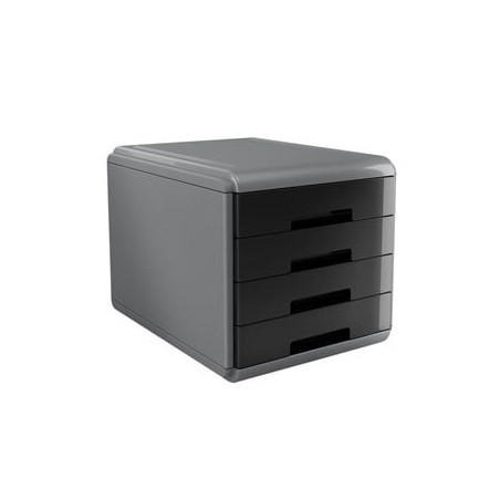 Cassettiera my desk arda 29.5x38.5x28.2cm nero [18p4pn]