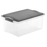 Contenitore compact a4 19lt con coperchio nero [f717766]