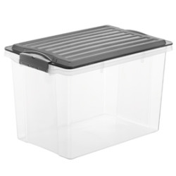 Contenitore compact a5 4,5lt con coperchio nero [f717762]