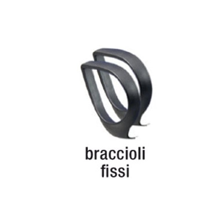 Coppia braccioli fissi per sedia operativa tmtmi [accbrjcf2]