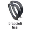 Coppia braccioli fissi per sedia operativa tmtmi [accbrjcf2]