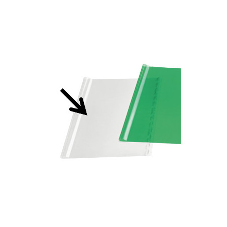 Coprilibro cristal liscio neutro trasparente 50x31cm c/adesivo ri.plast