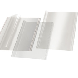 Coprilibro gigante liscio neutro trasparente 57x36cm c/adesivo ri.plast