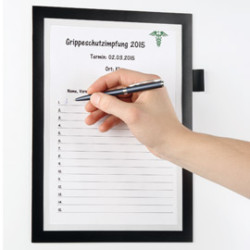 Cornice magnetica duraframe note a4 21x29,7cm nero durable [4993-01]