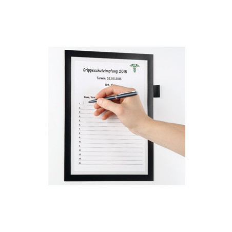 Cornice magnetica duraframe note a4 21x29,7cm nero durable [4993-01]