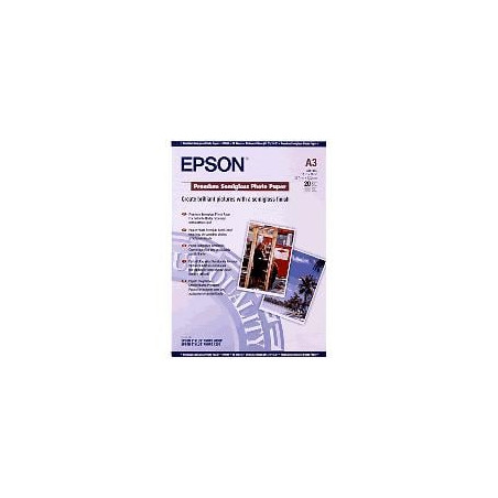 Carta fotografica epson 20 fogli semilucida premium a3 251 gr [c13s041334]