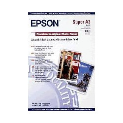 Carta fotografica epson 20 fogli semilucida premium a3+ 251 gr [c13s041328]