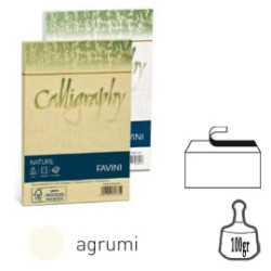 Buste nature calligraphy 120 x 180 mm - agrumi - 25 pz. -