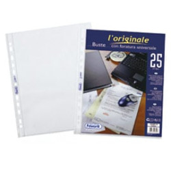 25 buste forate liscio 22x30cm l'originale favorit [100460118]