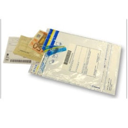 25 buste sicurezza 225x325mm in ldpe riciclabile 70 mic [3710]