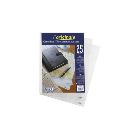 Cartellina a l in ppl favorit finitura liscia formato utile 22x30cm