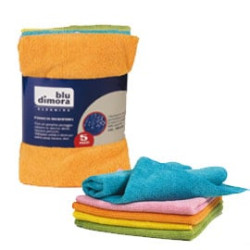 5 panni microfibra 40x40cm multiuso perfetto [0970]