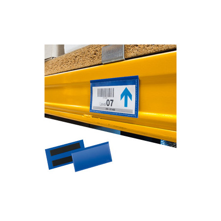 50 buste identificazione magnetiche 100x38mm art.1741 durable [1741-07]