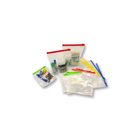 50 buste slider 20x25x3cm 60mic. c/zip e cursore giallo in ppl [3520]