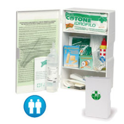 Armadietto p. soccorso bianco 1/p fino a 2 persone [cps519]