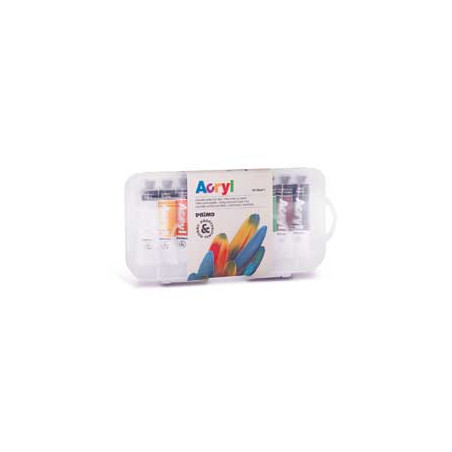 Astuccio 10 colori acrilico 18ml cmp [405ta10sp]