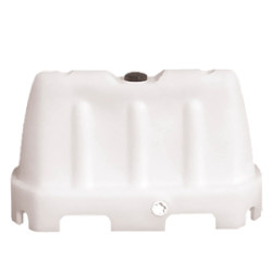 Barriera stradale 100x40x70cm bianco tipo new jersey [njt070w]