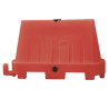 Barriera stradale 100x40x70cm rosso tipo new jersey [njt070r]