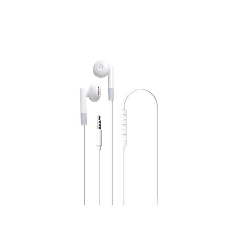 Auricolari celly stereo con microfono bianco [up300wh]