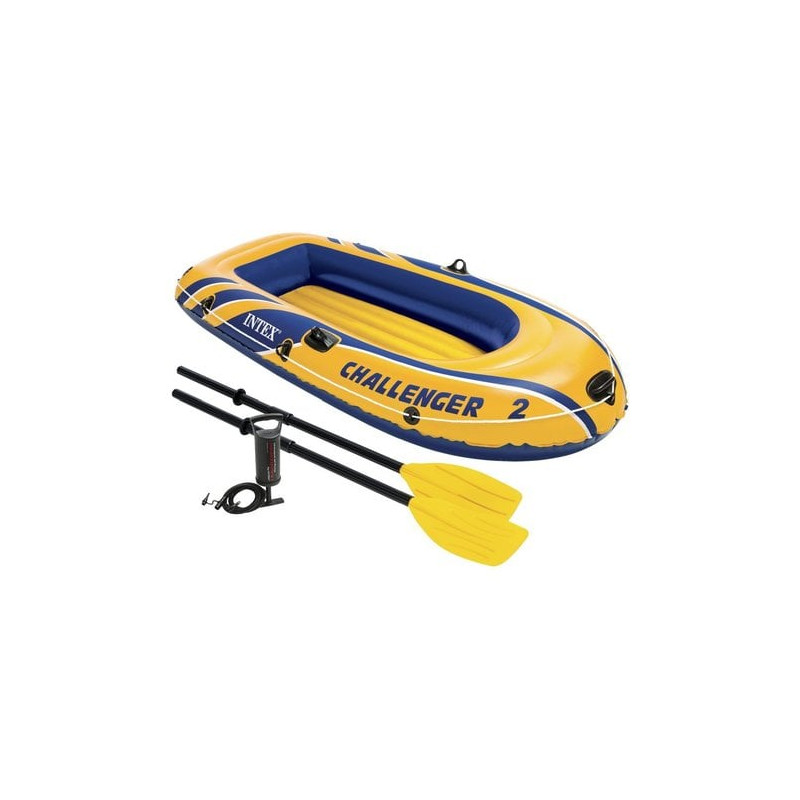Canotto gonfiabile challenger 68367 - 2 posti remi - intex