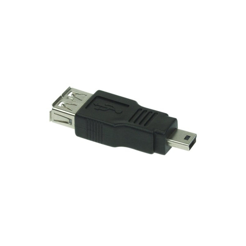 Adattatore inline usb 2.0 type-a a mini usb 2.0 type-a f/m