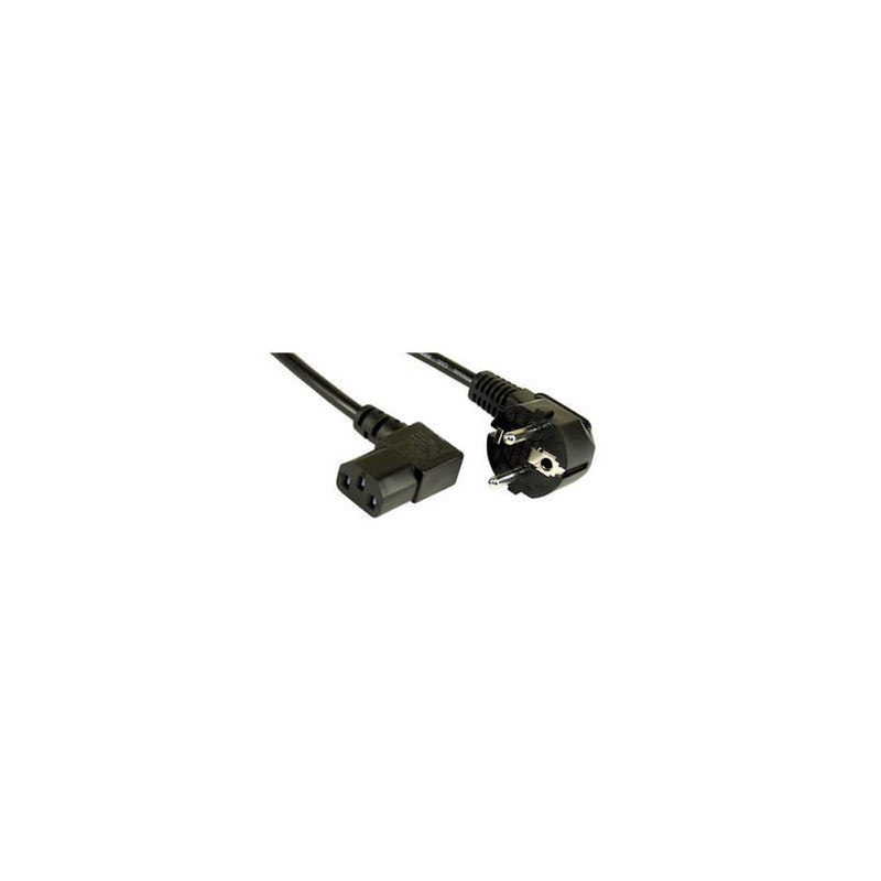 Cavo alimentazione inline spina schu.ko cee-7/7 angolata a presa