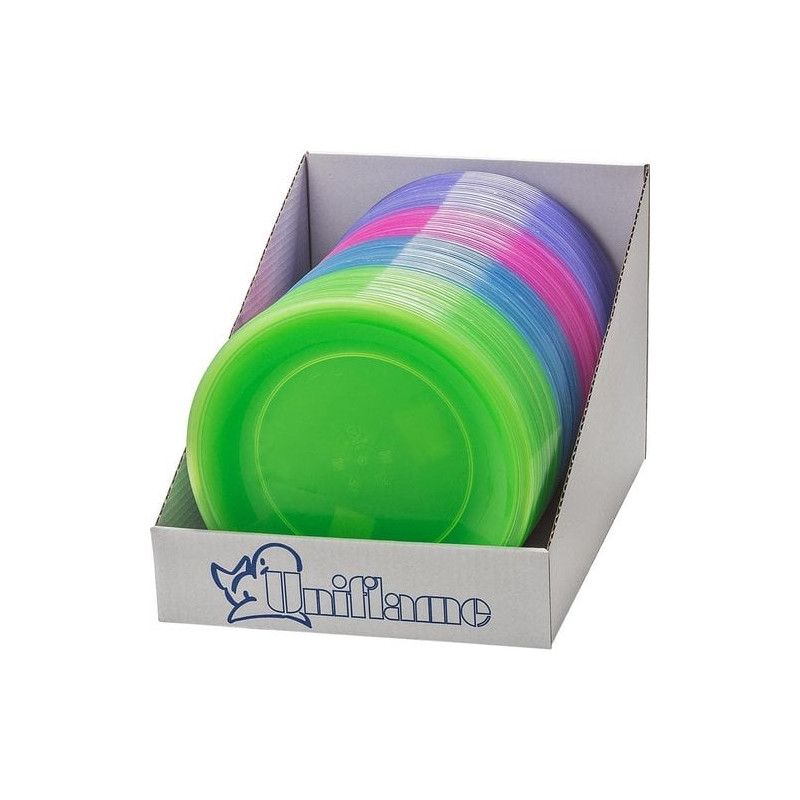 Piatto piano pic-nic uniflame 2c2100s colori assortiti