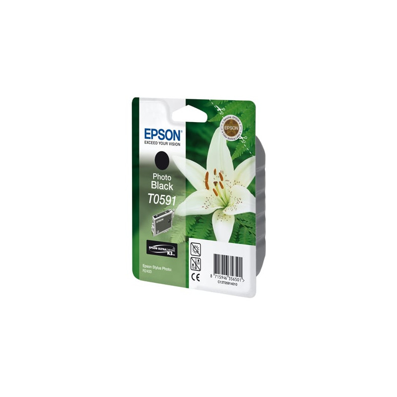 Cartuccia epson nero foto photo r2400 blister rs [c13t05914010]