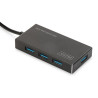 Hub usb digitus 4 porte 4xusb3.0 nero [da-70240-1]