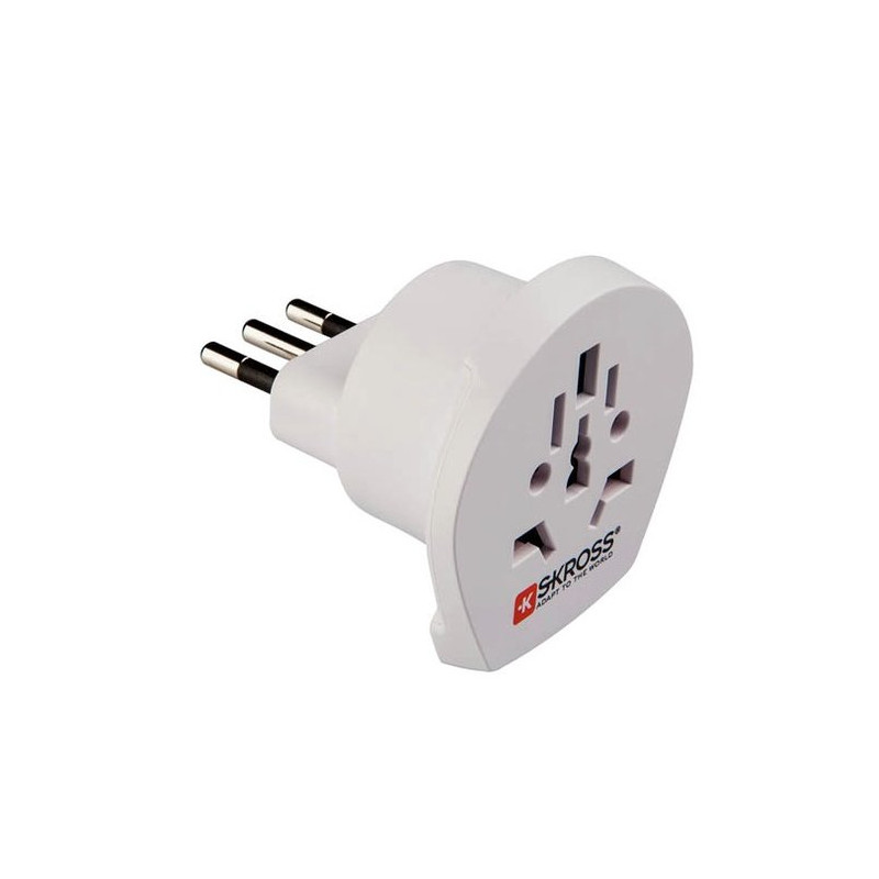 Adattatore polypool salvaspazio triplo con interruttre luminoso e