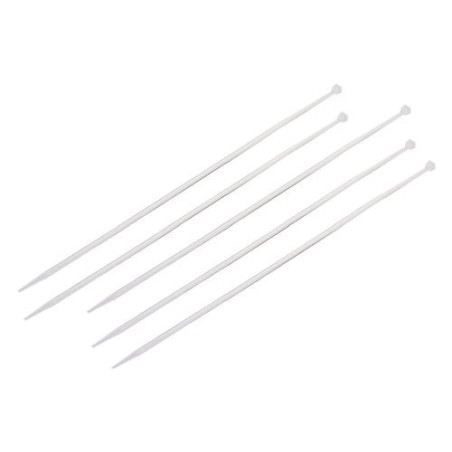 Fascette fermcavi polypool in plastica 3,5x200mm 20 pezzi bianco