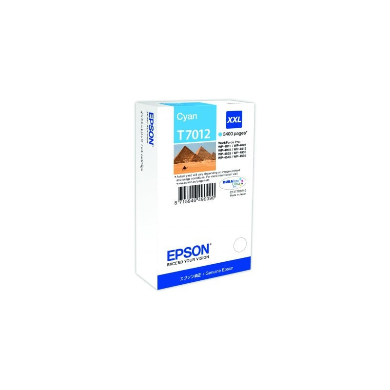 Cartuccia epson ciano durabrite ultra xxl [c13t70124010]
