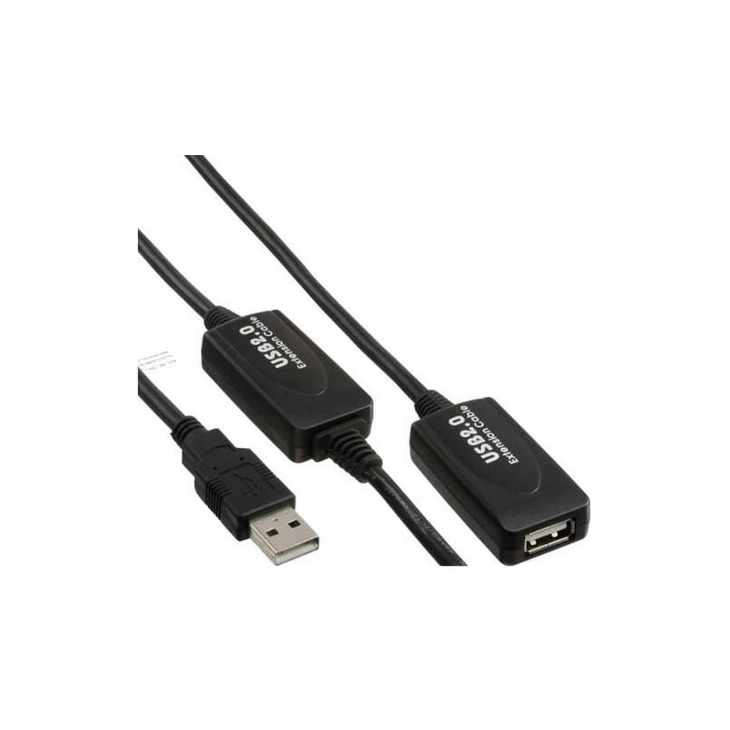 Cavo inline usb 2.0, attivo, prolunga, amplificatore segnale "repeater",