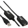 Cavo inline usb 2.0, attivo, prolunga, amplificatore segnale "repeater",