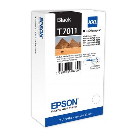 Cartuccia epson nero durabrite ultra xxl [c13t70114010]